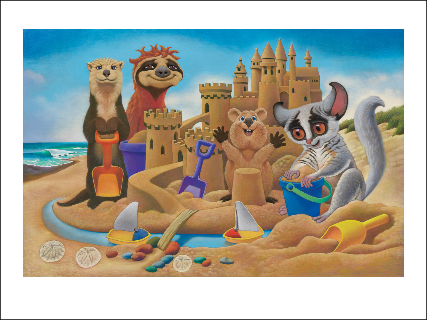 Smoothies On The Beach by Gabriel Coke, $4,000