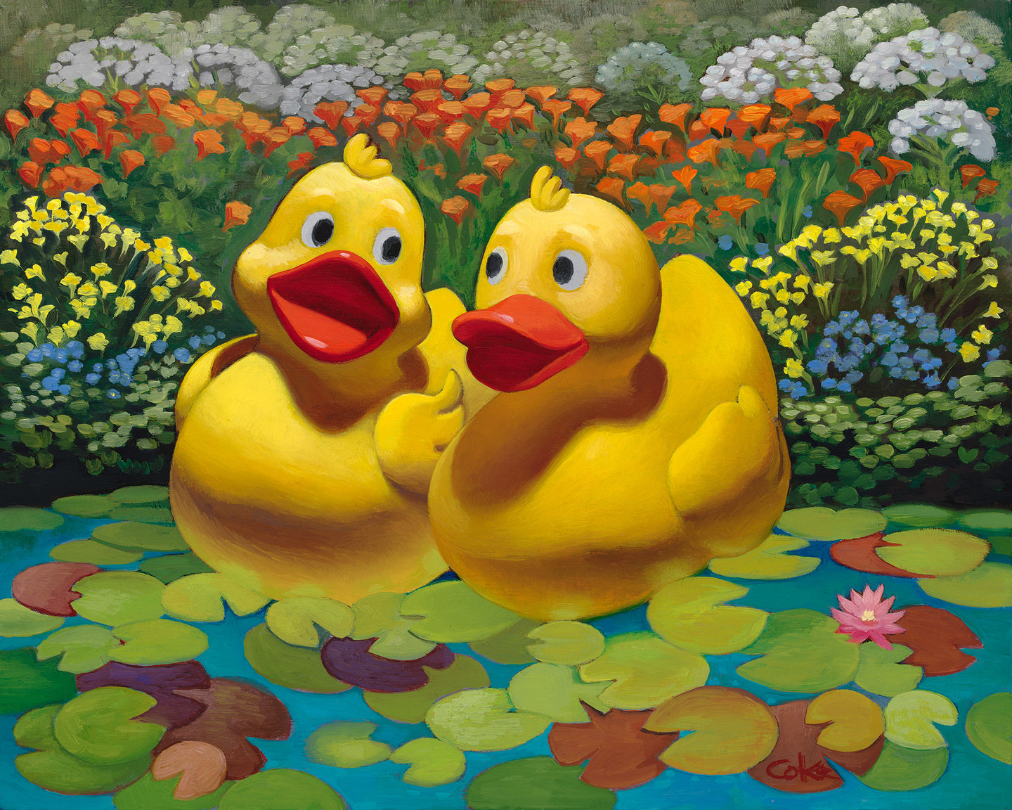 Spring Lily Paddling
